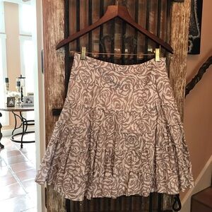 Flirty skirt size 6 ruffle short skirt.